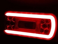Achterlicht met achteruitrijlamp 5PIN (600 serie)