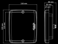 FOR9T Illusion achterlicht (inbouw)