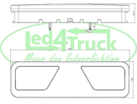 Trailerlamp rechts Full LED Canbusproof (7-PIN) (VC7000 serie)