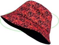 Deens pluche vis hoedje Rood