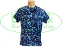 Deens pluche t-shirt Blauw