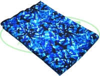 Deens pluche strand handdoek Blauw