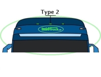 Volvo FH 2012+ toplamp Dual wit/Amber type 2